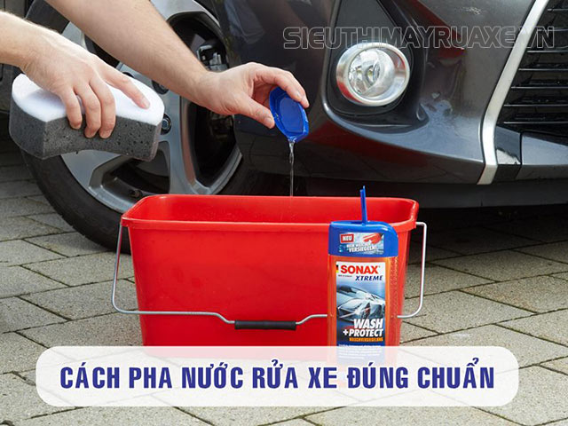 Cách pha chế dung dịch xà phòng nước rửa xe chuyên dụng đúng chuẩn