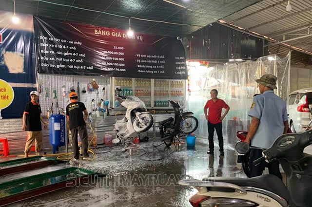 kinh nghiệm mở tiệm rửa xe máy
