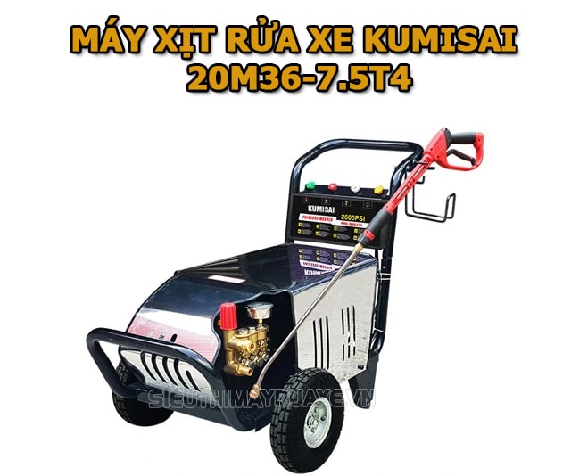 Hình ảnh máy rửa xe 250 bar Kumisai 20M36-7.5T4