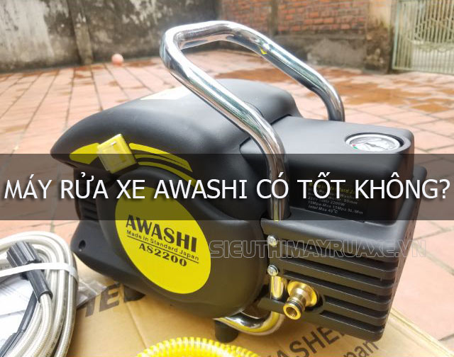 máy rửa xe awashi