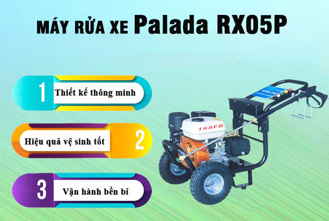 Dòng máy rửa xe cao áp tự động ngắt Palada RX05P