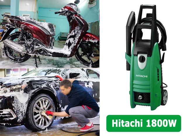 Máy rửa xe hitachi 1800w