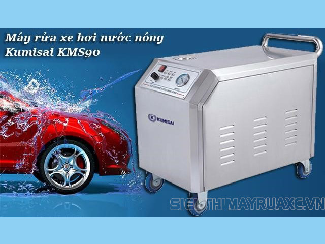 Tìm hiểu máy rửa xe dùng hơi nước nóng Kumisai KMS90