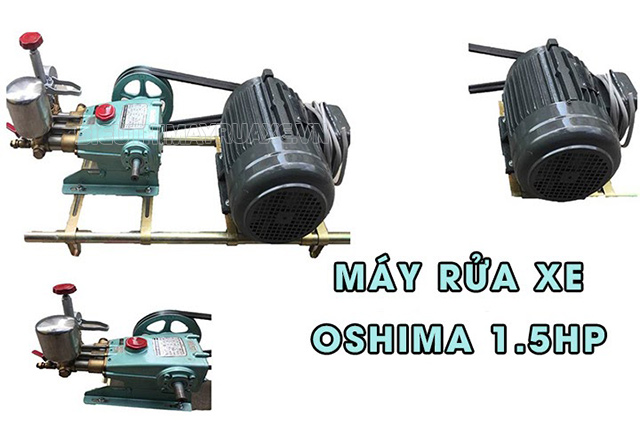 Model máy xịt rửa xe Oshima 1.5 Hp