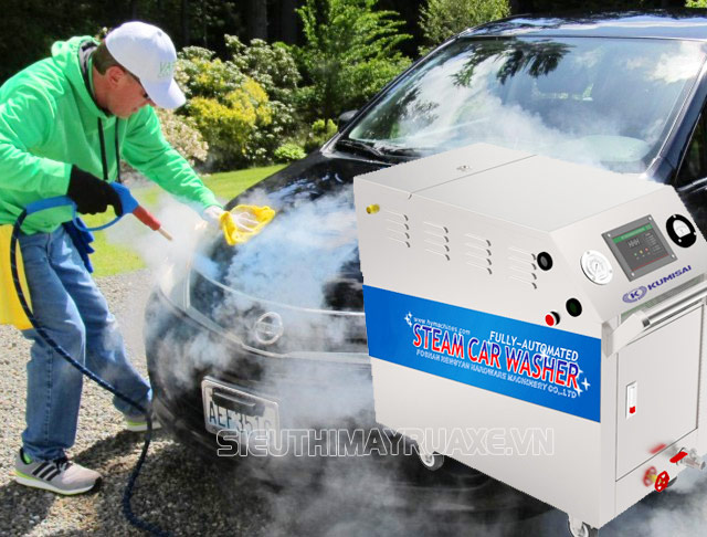 Máy rửa xe hơi nước nóng Kumisai KMS1060 còn giúp bảo vệ lớp sơn của xe
